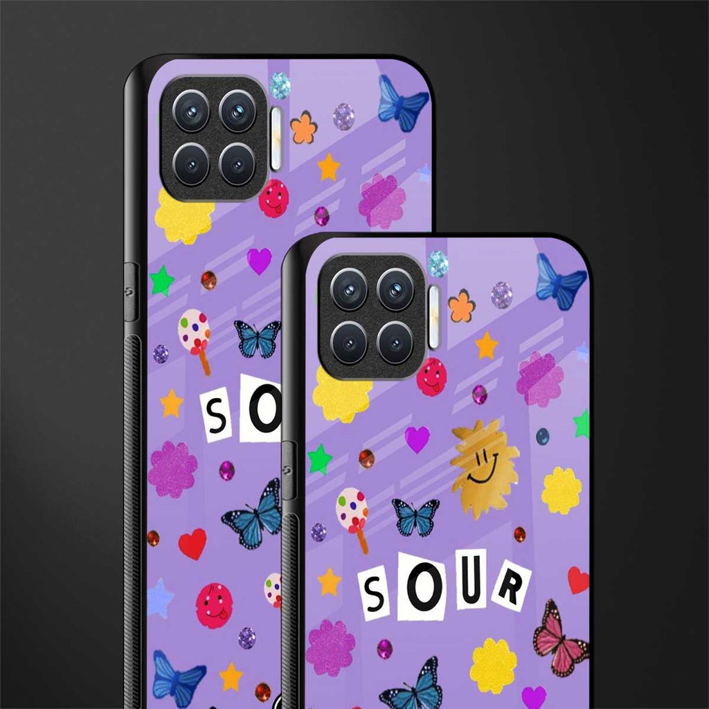 afternoon treat glass case for oppo f17 image-2