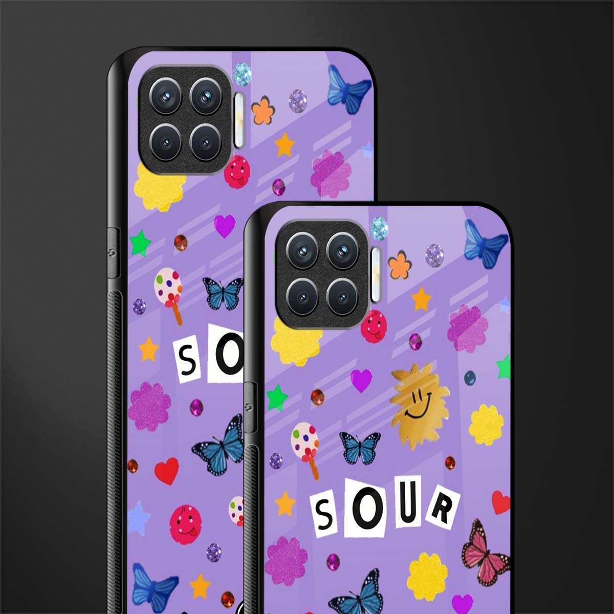 afternoon treat glass case for oppo f17 image-2