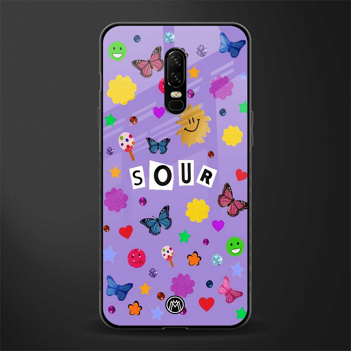 afternoon treat glass case for oneplus 6 image