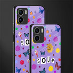 afternoon treat back phone cover | glass case for vivo y72