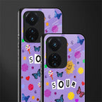 afternoon treat back phone cover | glass case for vivo t1 44w 4g
