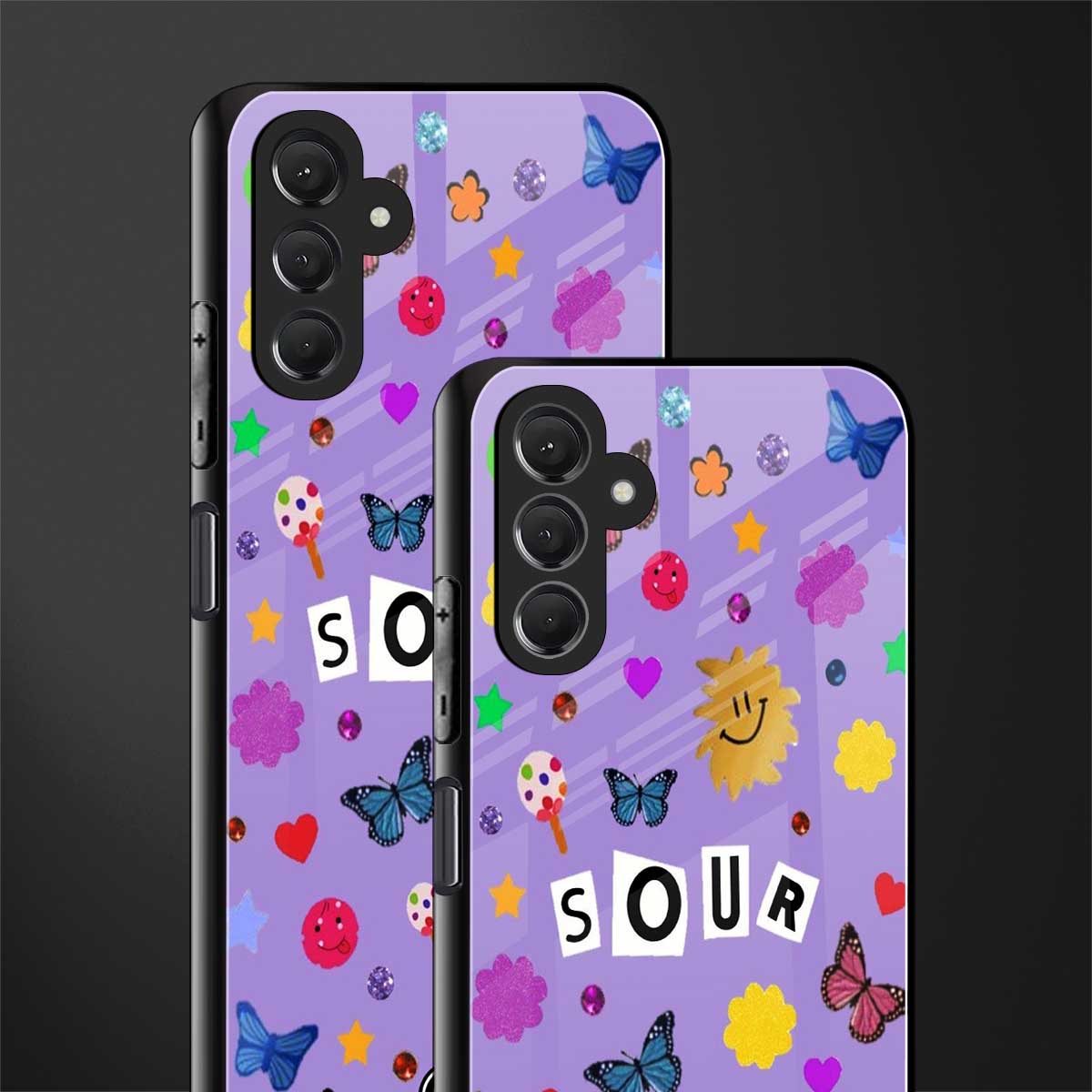 afternoon treat back phone cover | glass case for samsun galaxy a24 4g