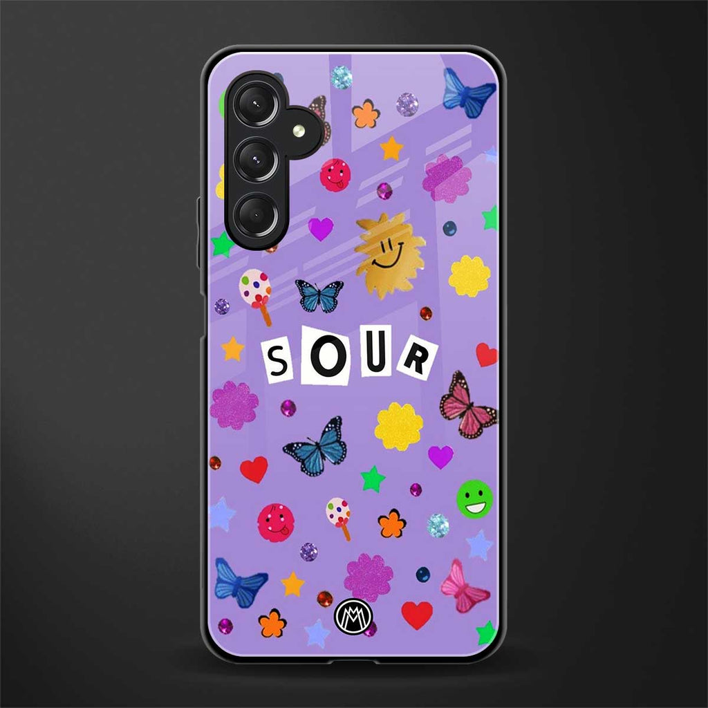 afternoon treat back phone cover | glass case for samsun galaxy a24 4g