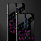 ain't got the juice black edition glass case for vivo v17 pro image-2