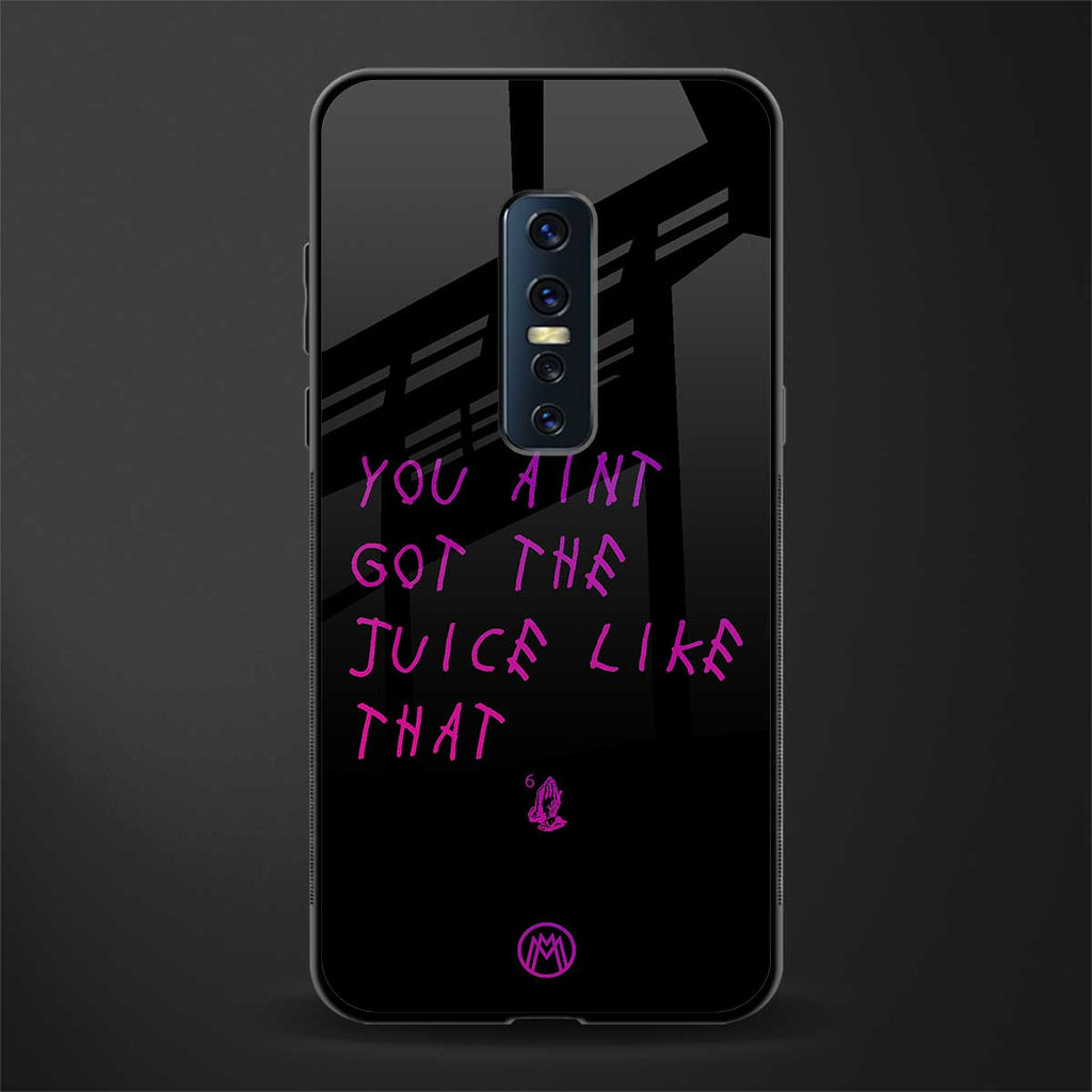 ain't got the juice black edition glass case for vivo v17 pro image