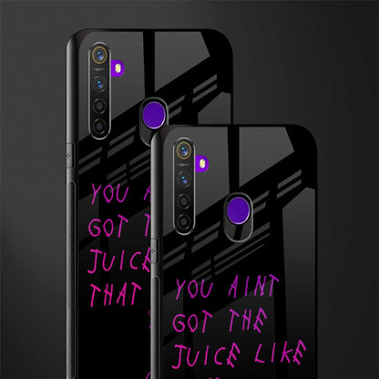 ain't got the juice black edition glass case for realme narzo 10 image-2