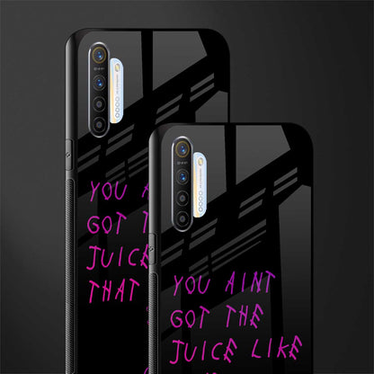 ain't got the juice black edition glass case for realme x2 image-2