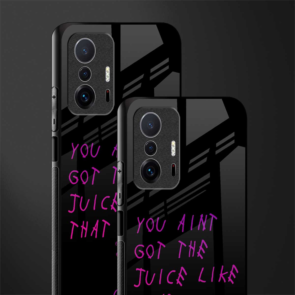 ain't got the juice black edition glass case for mi 11t pro 5g image-2