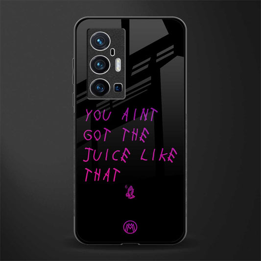 ain't got the juice black edition glass case for vivo x70 pro plus image