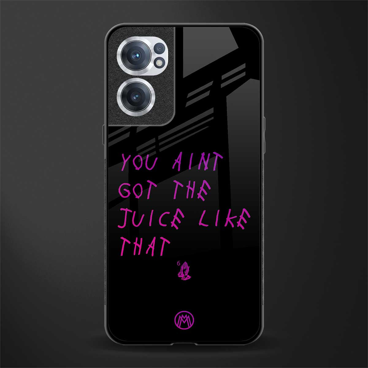 ain't got the juice black edition glass case for oneplus nord ce 2 5g image