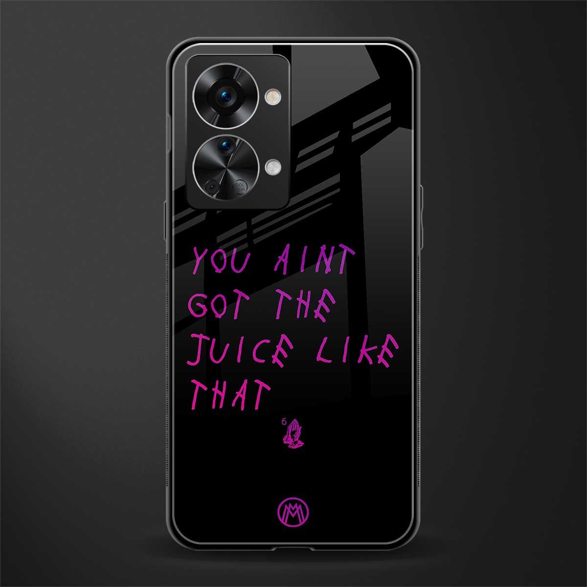 ain't got the juice black edition glass case for phone case | glass case for oneplus nord 2t 5g