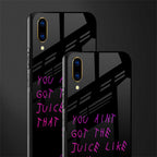 ain't got the juice black edition glass case for vivo v11 pro image-2