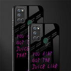 ain't got the juice black edition glass case for realme 7i image-2