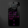 ain't got the juice black edition glass case for mi 10i image