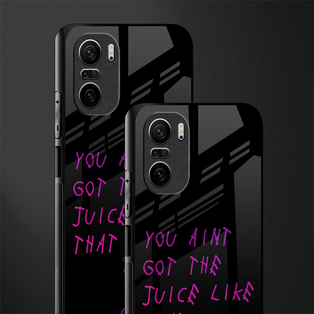 ain't got the juice black edition glass case for mi 11x 5g image-2