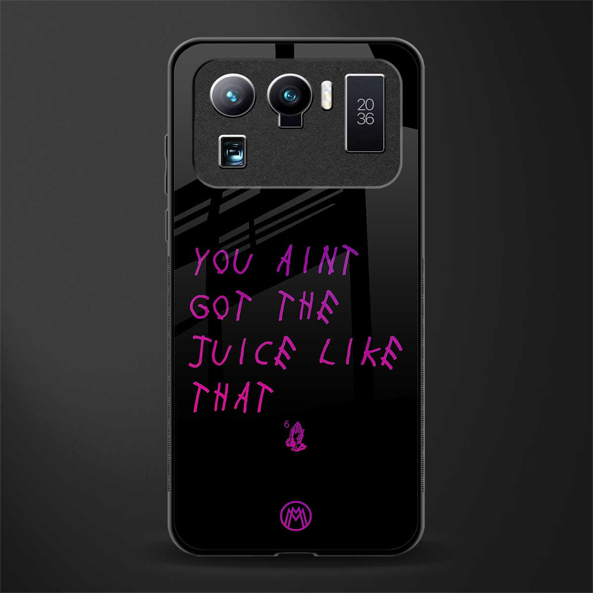 ain't got the juice black edition glass case for mi 11 ultra 5g image