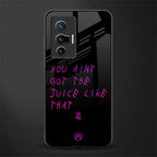ain't got the juice black edition glass case for vivo x70 image