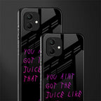 ain't got the juice black edition back phone cover | glass case for samsung galaxy a04