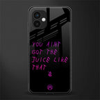 ain't got the juice black edition back phone cover | glass case for samsung galaxy a04