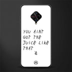 ain't got the juice white edition glass case for vivo s1 pro image