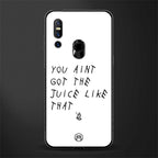 ain't got the juice white edition glass case for vivo v15 image
