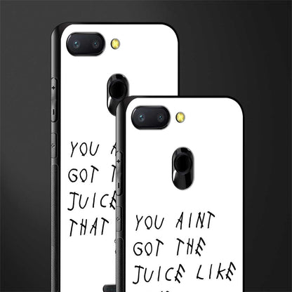 ain't got the juice white edition glass case for redmi 6 image-2