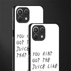 ain't got the juice white edition glass case for mi 11 lite image-2