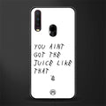 ain't got the juice white edition glass case for vivo y12 image