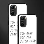 ain't got the juice white edition glass case for mi 11x 5g image-2