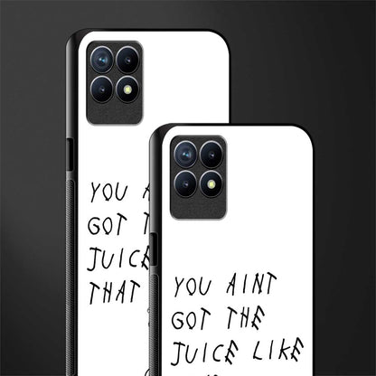 ain't got the juice white edition glass case for realme narzo 50 image-2