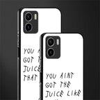 ain't got the juice white edition glass case for vivo y15s image-2