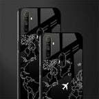 airplane flying wanderlust glass case for realme narzo 10a image-2