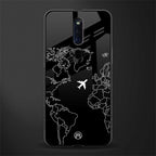 airplane flying wanderlust glass case for oppo f11 pro image