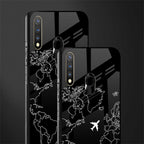 airplane flying wanderlust glass case for vivo u20 image-2