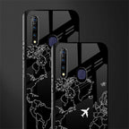 airplane flying wanderlust glass case for vivo z1 pro image-2