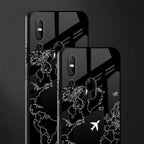 airplane flying wanderlust glass case for vivo v15 image-2