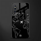 airplane flying wanderlust glass case for vivo v15 image