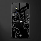 airplane flying wanderlust glass case for vivo v15 pro image