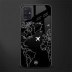 airplane flying wanderlust glass case for samsung galaxy a71 image