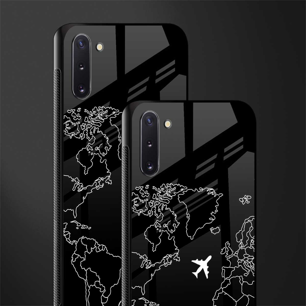 airplane flying wanderlust glass case for samsung galaxy note 10 image-2