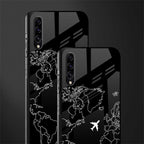 airplane flying wanderlust glass case for samsung galaxy a70s image-2