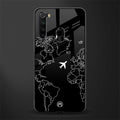 airplane flying wanderlust glass case for redmi note 8 image