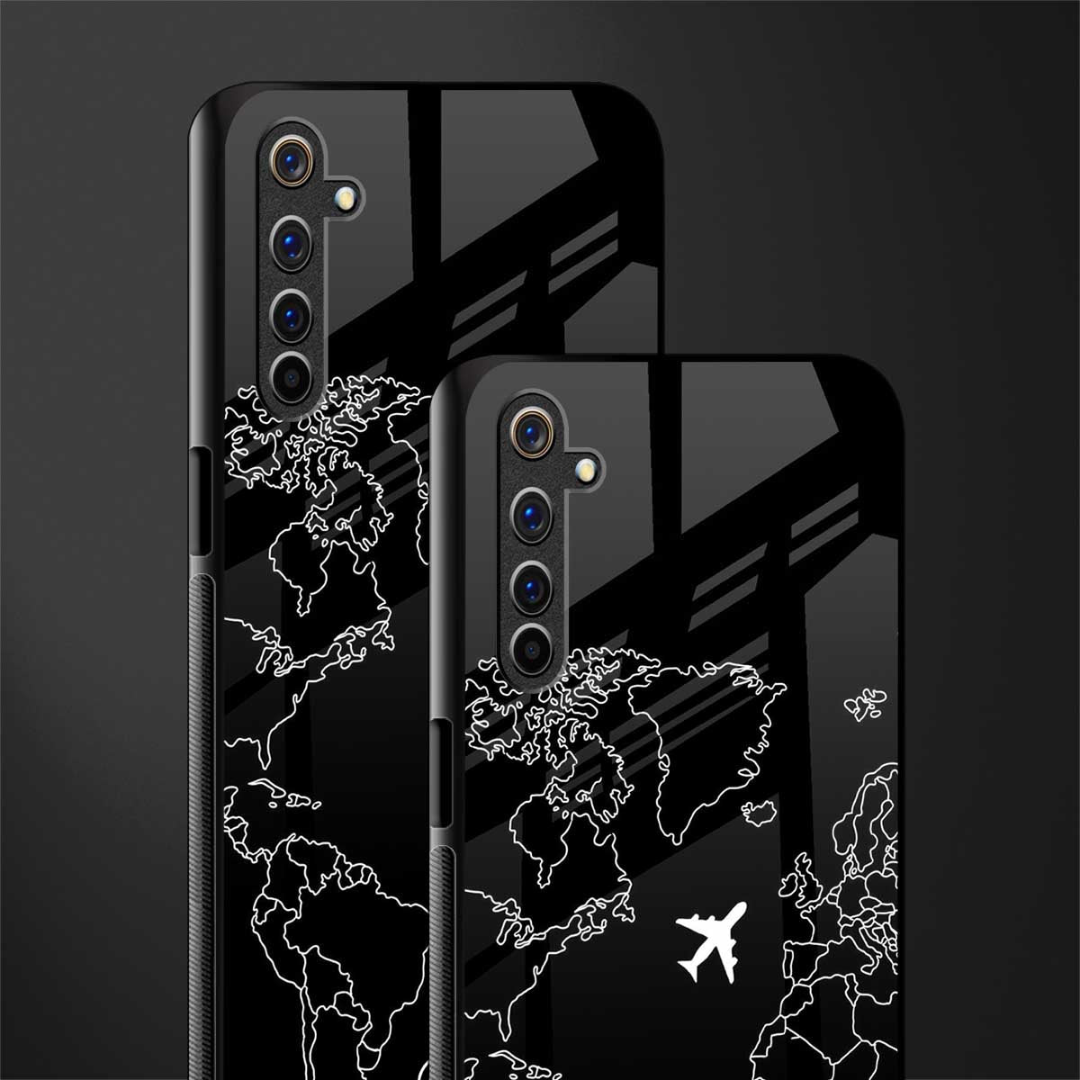 airplane flying wanderlust glass case for realme 6 image-2