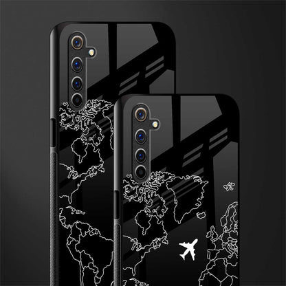 airplane flying wanderlust glass case for realme 6 pro image-2