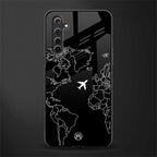 airplane flying wanderlust glass case for realme 6i image