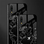 airplane flying wanderlust glass case for redmi note 7s image-2