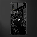 airplane flying wanderlust glass case for redmi note 7s image