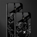 airplane flying wanderlust glass case for redmi 8a image-2