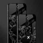 airplane flying wanderlust glass case for redmi k20 pro image-2