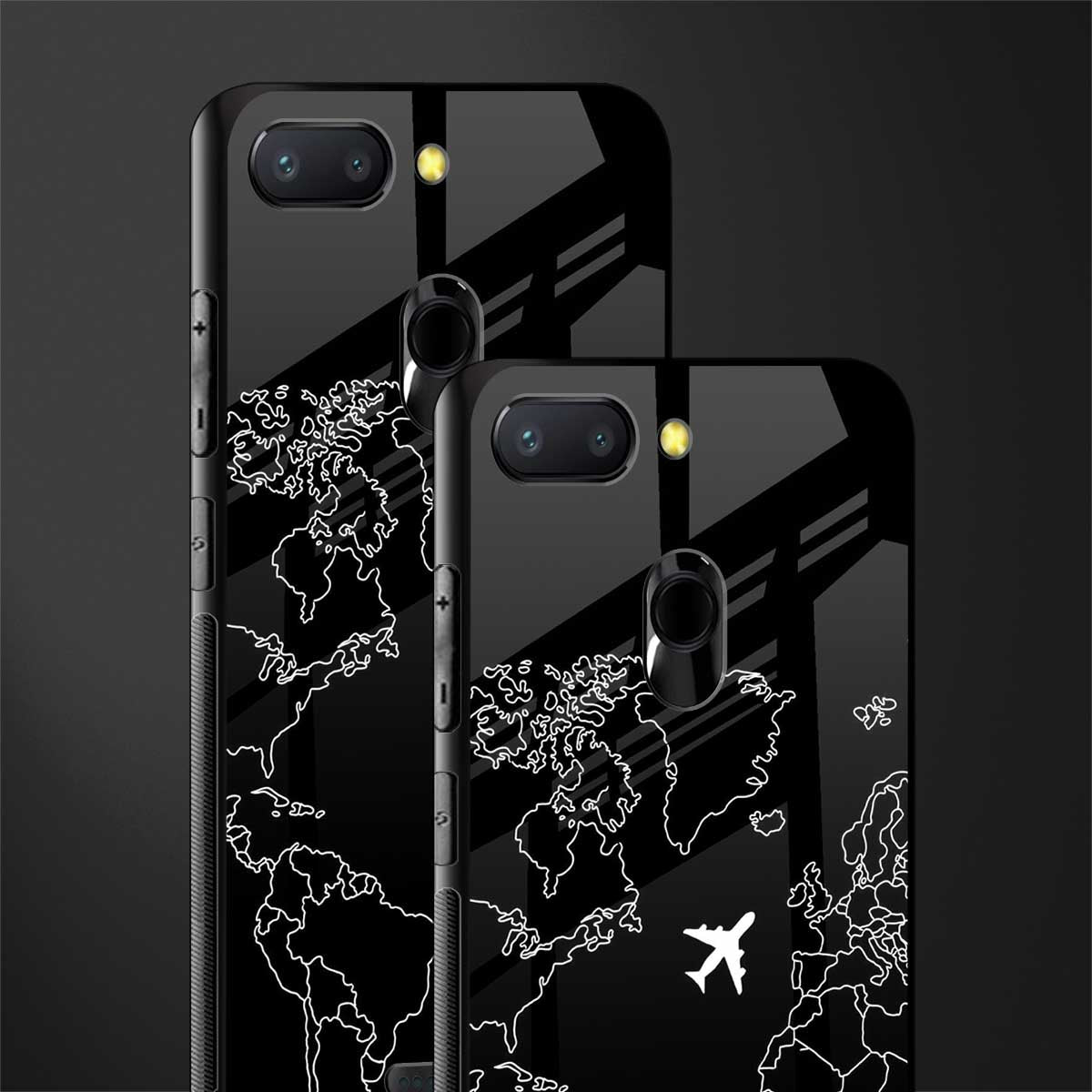 airplane flying wanderlust glass case for redmi 6 image-2